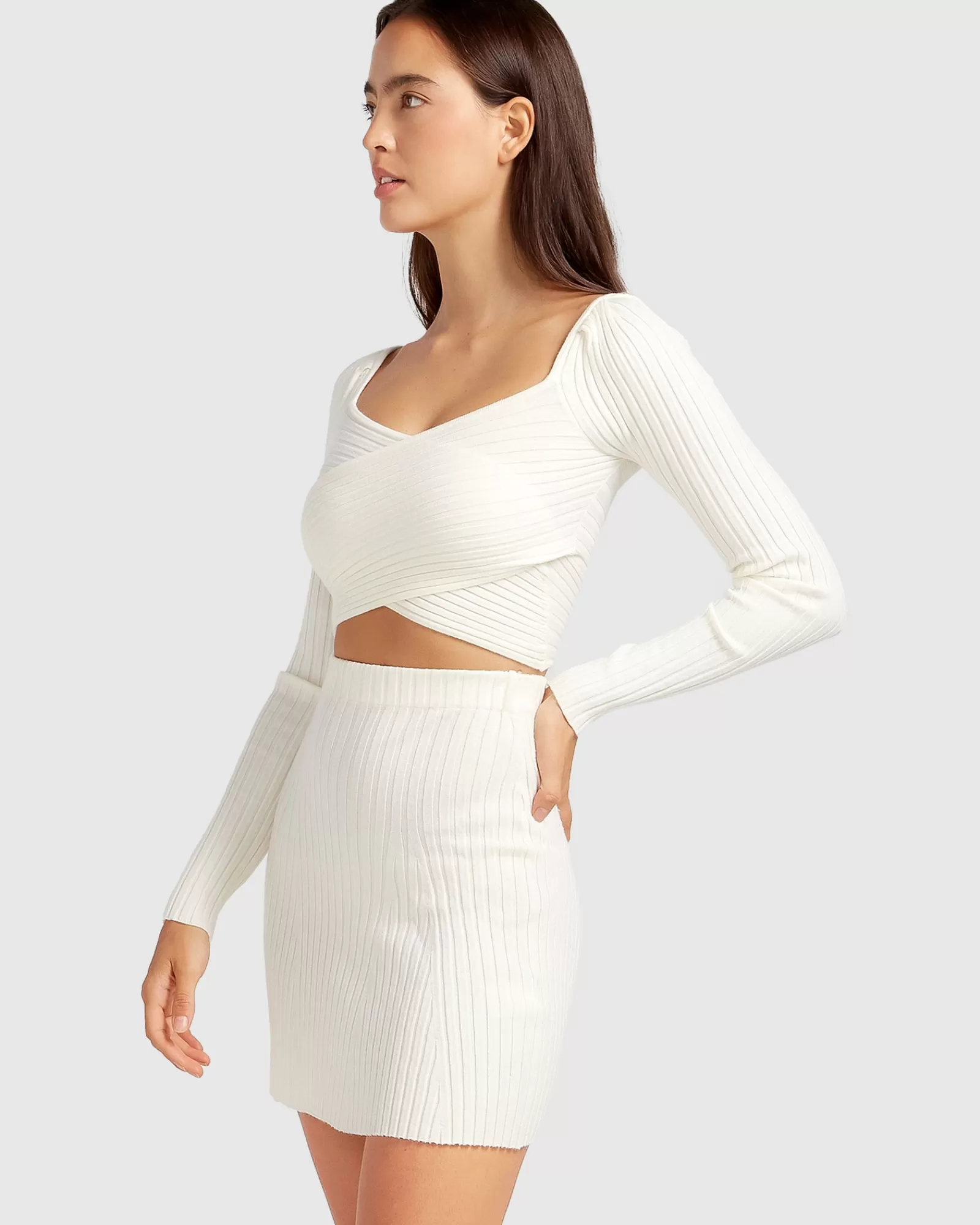 cest_belle_knit_mini_skirt__cream_2-1.webp Belle & Bloom C'est Belle Knit Mini Skirt -