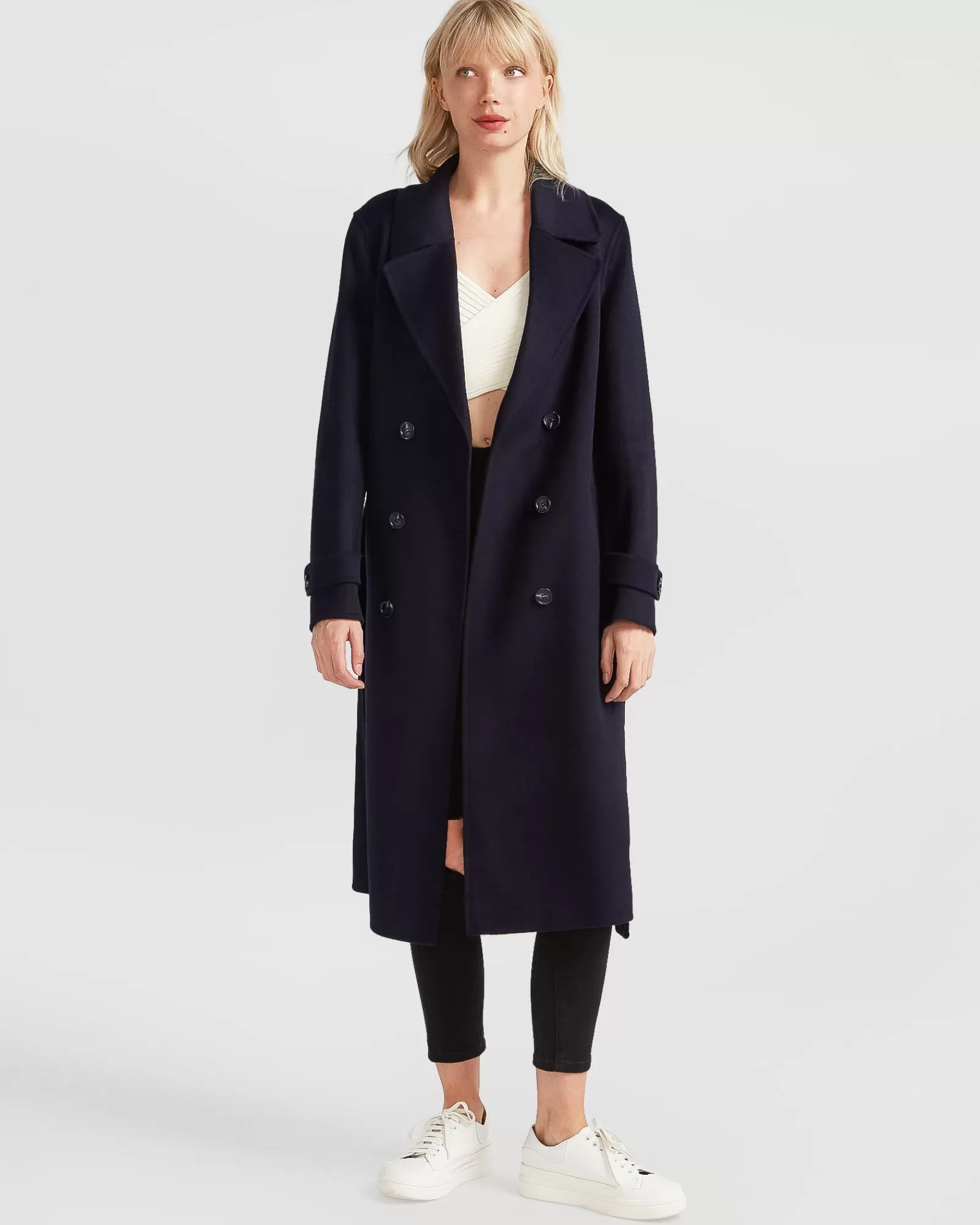 Belle & Bloom Front Runner Belted Coat -