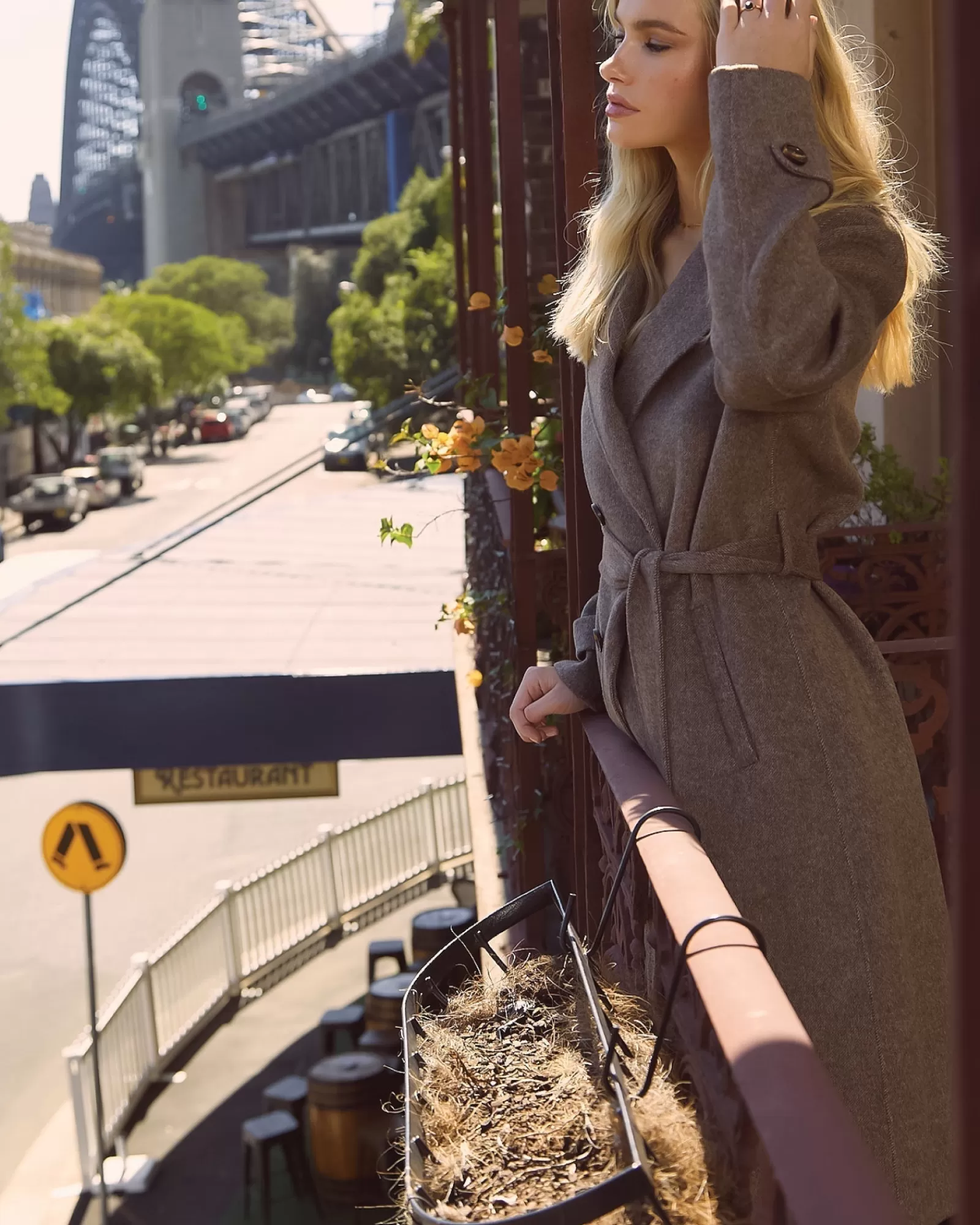 Belle & Bloom Front Runner Belted Coat -