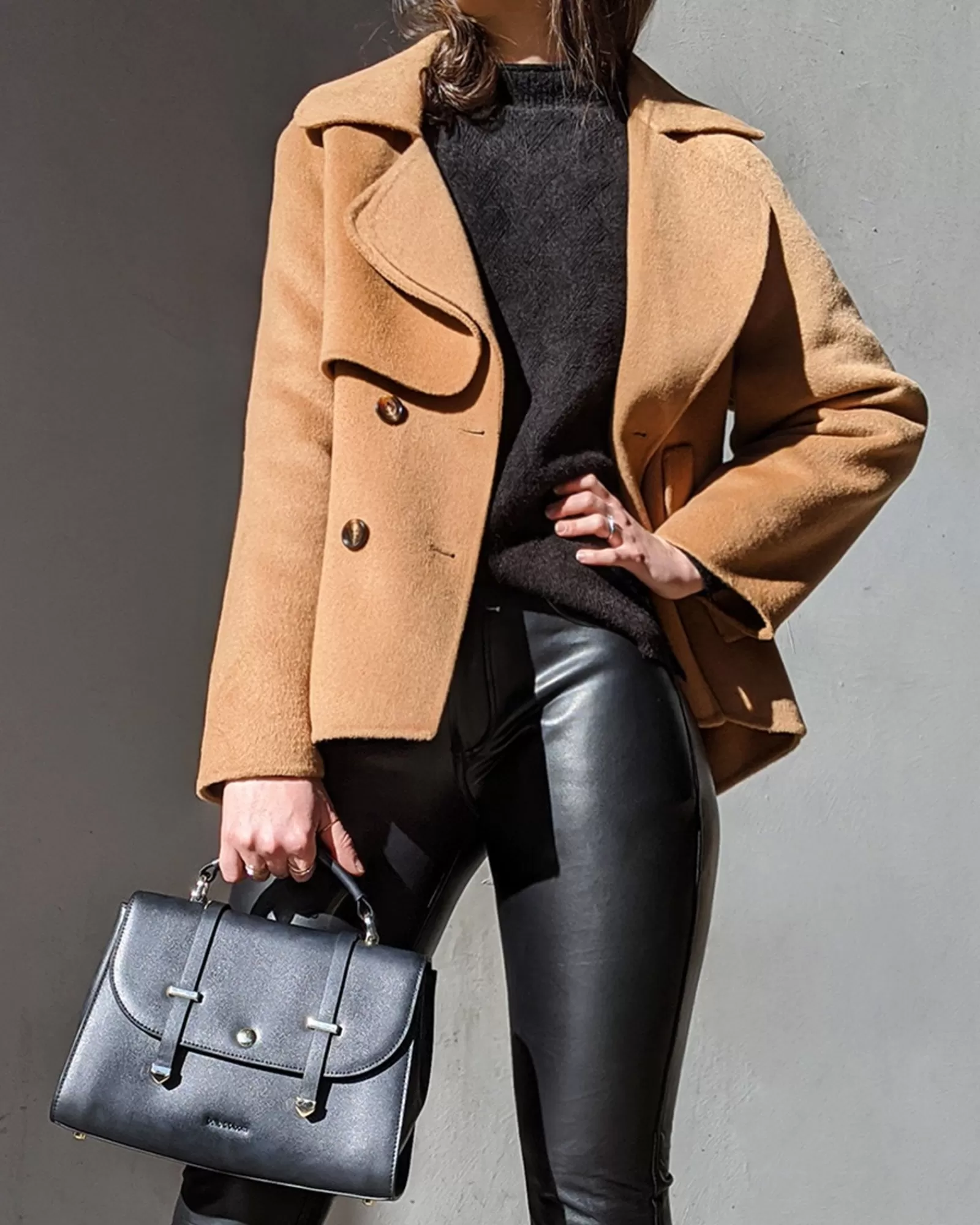 Belle & Bloom I'm Yours Wool Blend Peacoat -