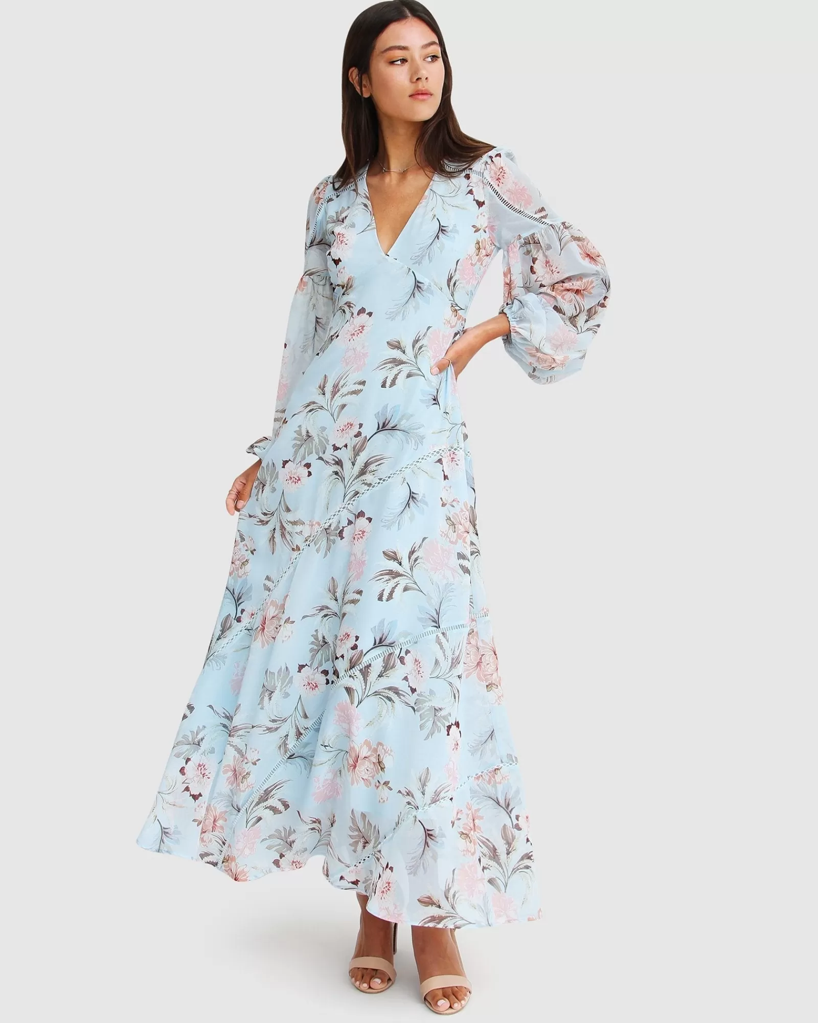 Belle & Bloom In Your Dreams Maxi Dress - Light Blue