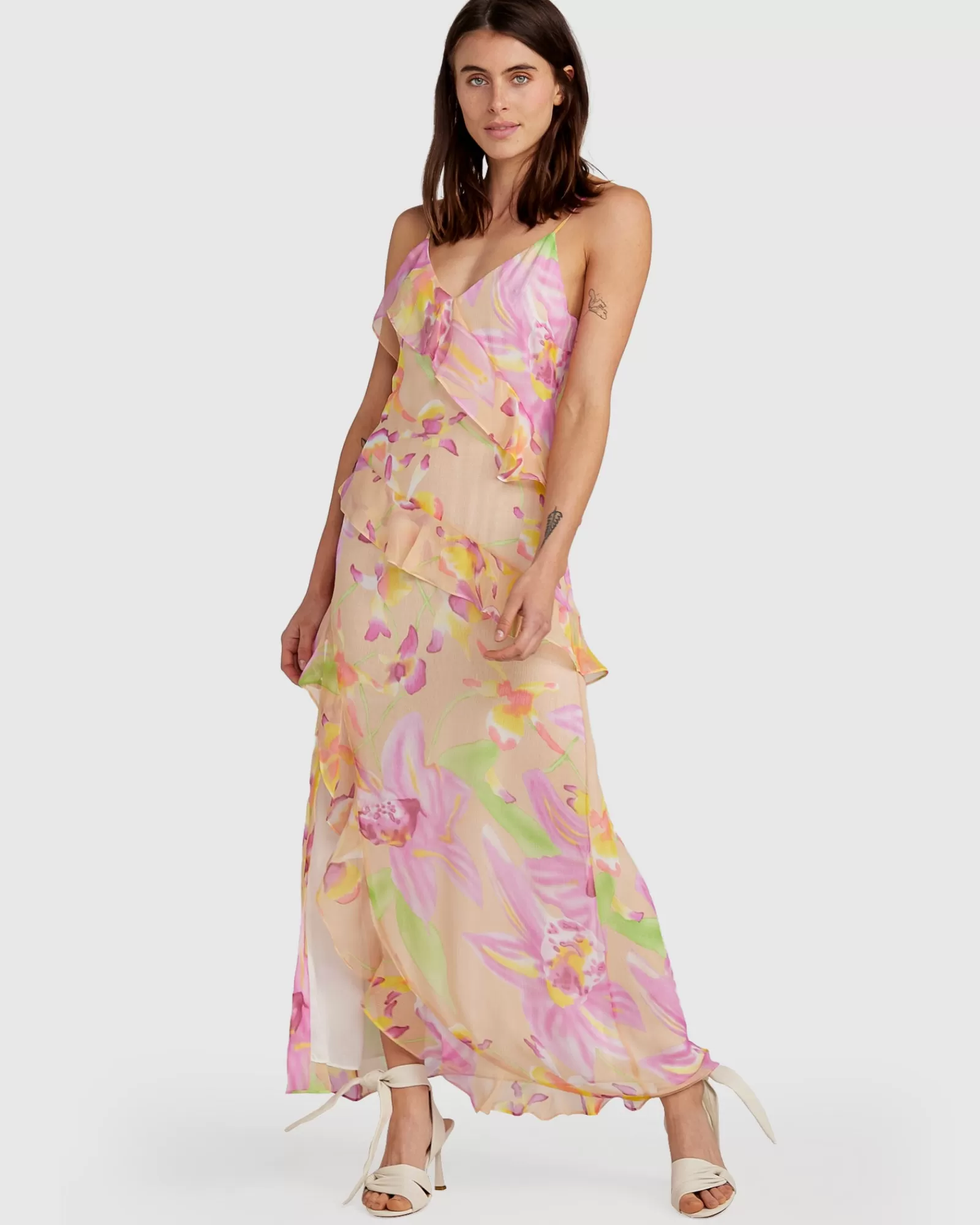 Belle & Bloom Ocean Eyes Limited Edition SILK Maxi Dress -