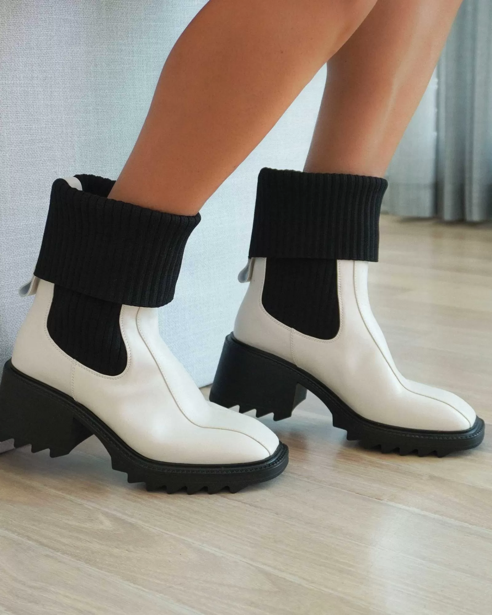 Belle & Bloom Perfect Illusion Knit Boot -