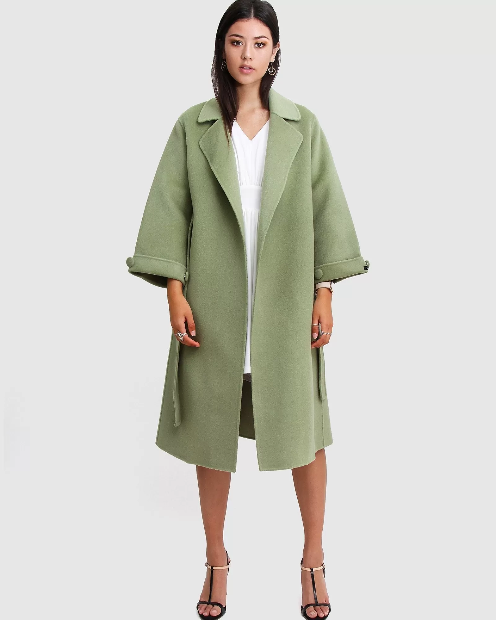 Belle & Bloom Stay Wild Oversized Wool Coat -