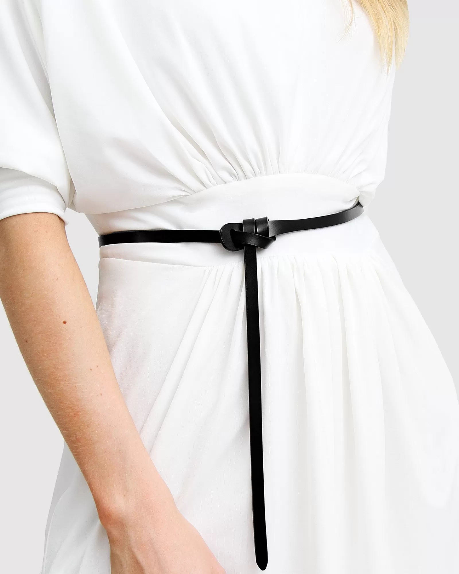 Belle & Bloom Tie The Knot Leather Belt -