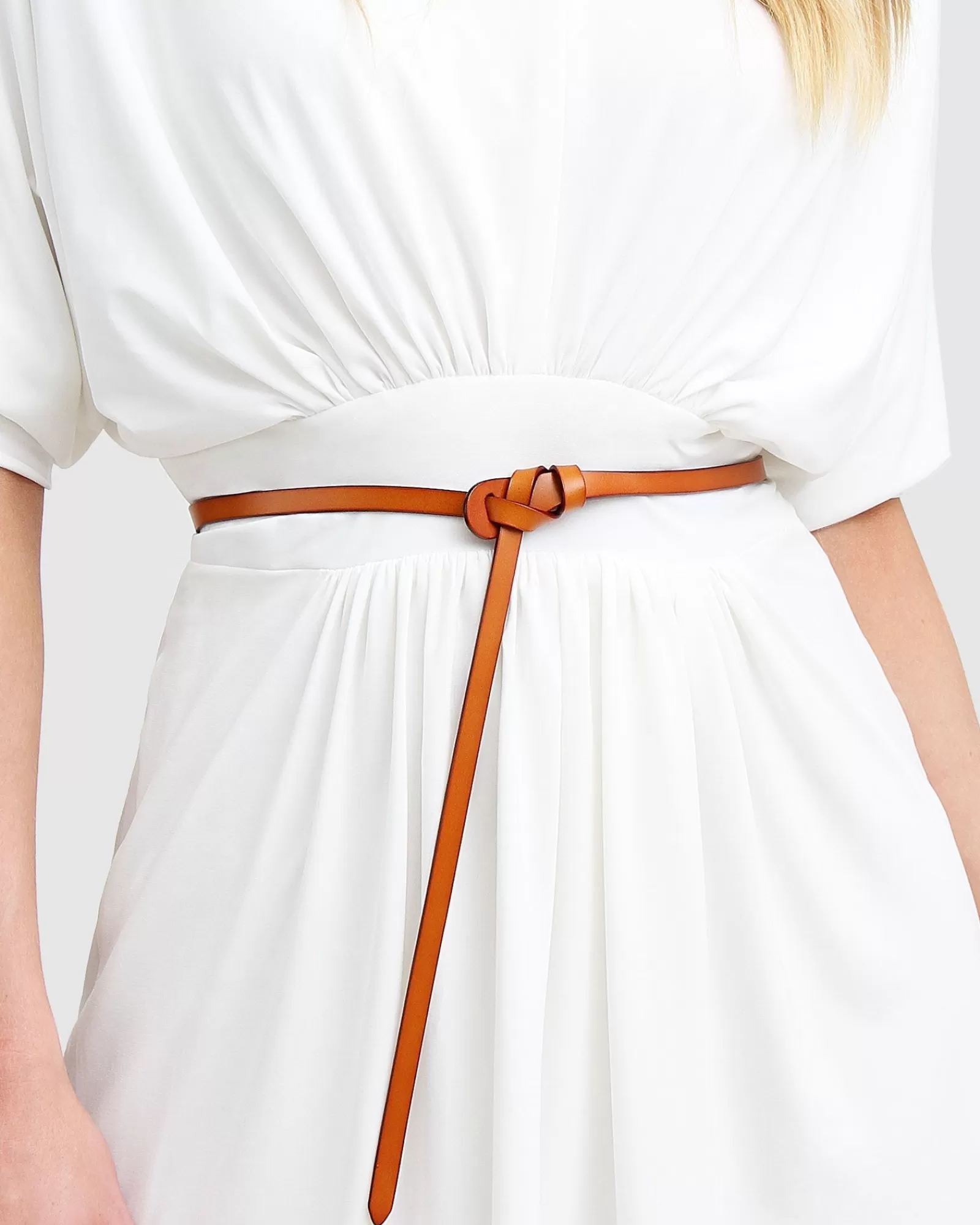 Belle & Bloom Tie The Knot Leather Belt -