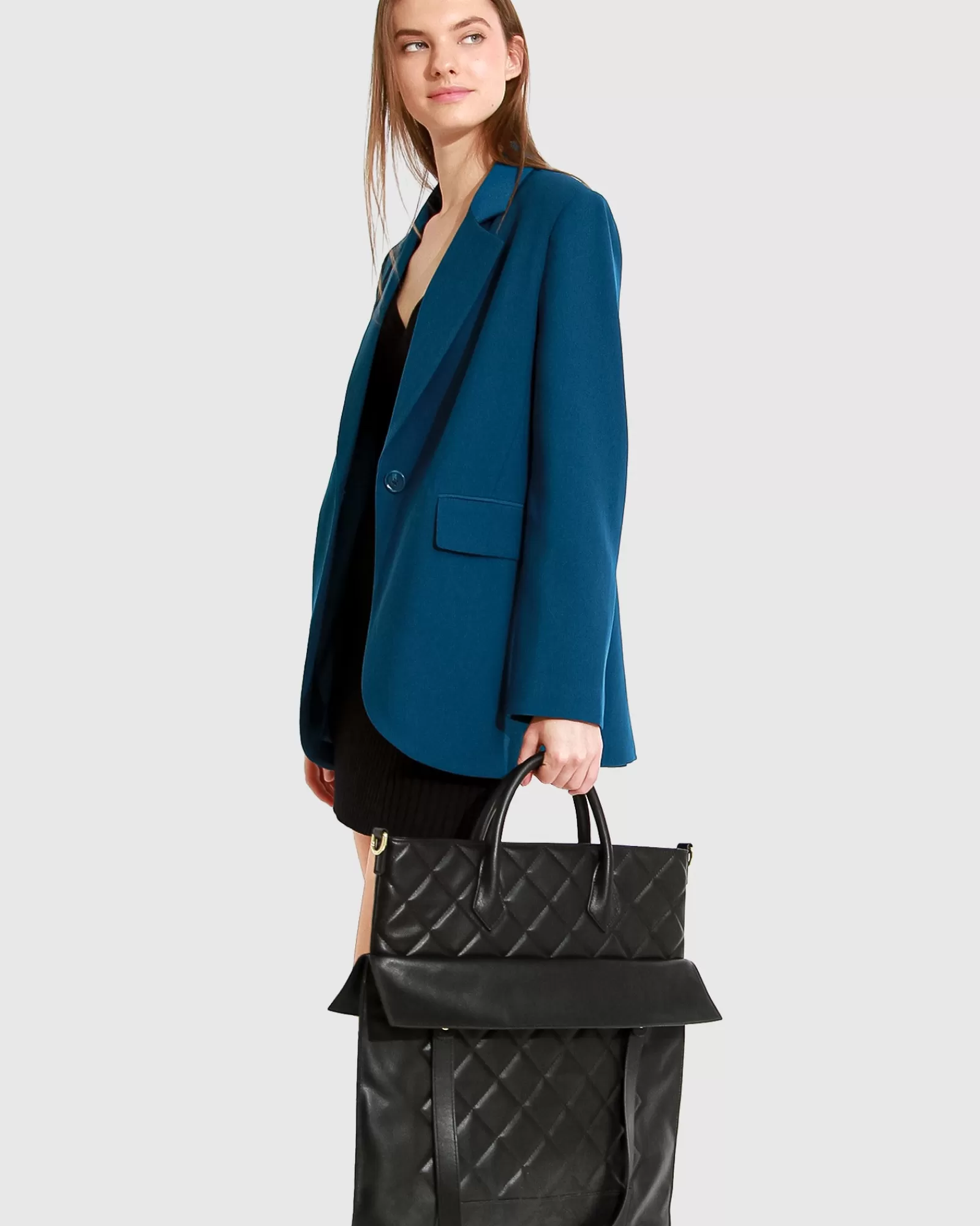 Belle & Bloom Unchained Heart Blazer - Dark Teal